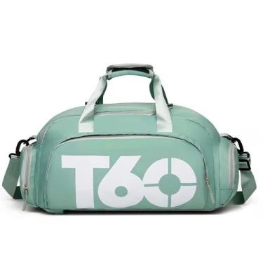 Imagem de Mochila Mala T60 Mão Costas Viagem Natação Várias Cores, Verde claro