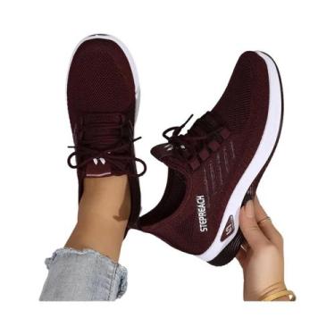 Imagem de Tênis Casuais Femininos De Verão Em Malha Respirável, Sapatos Vulcaniz