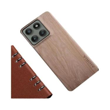 Imagem de Capa Com Padrão De Madeira De Bambu Para MOTO Edge 60 pro Fusion 50 Ne