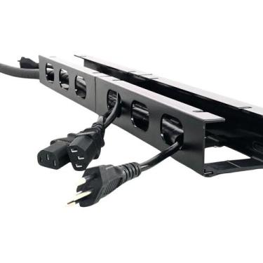 Imagem de Organizador De Fios E Cabos Baixo Mesa Oculto - 0,5 Mt C/nfe - Congrat