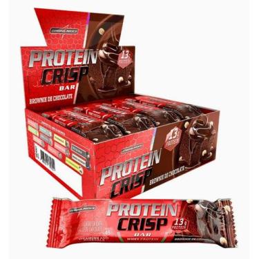 Imagem de Barra Whey Crisp Integralmedica Brownie Chocolate 12un - Alta Proteína