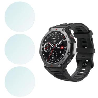 Imagem de Película de Vidro Compatível Com Xiaomi Amazfit T-Rex 3 A2323 - 03 uni