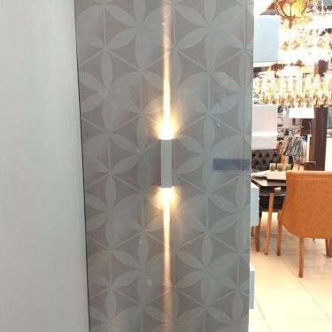 Imagem de Arandela de Sobrepor Opus HM 86497 6W 3000K Autovolt em Alumínio Branco Casa Chafariz