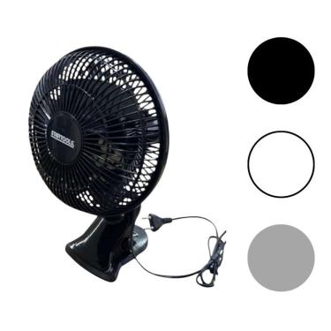 Imagem de Ventilador de Mesa Portátil 25W 2 Velocidades com Oscilação Silencioso para Uso Domésti...