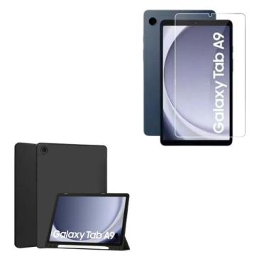 Imagem de Capa Giratória + Película de Vidro Para Samsung Galaxy Tab A9 Tela 8.7