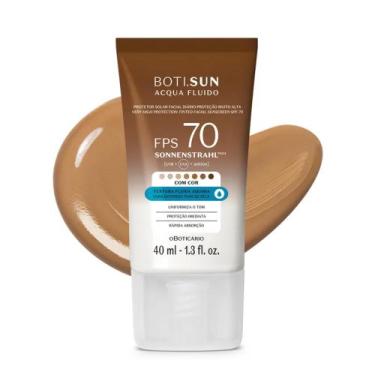 Imagem de Protetor Solar Facial Com Cor FPS70 Boti.Sun 40ml - OBoticario, COR 4.