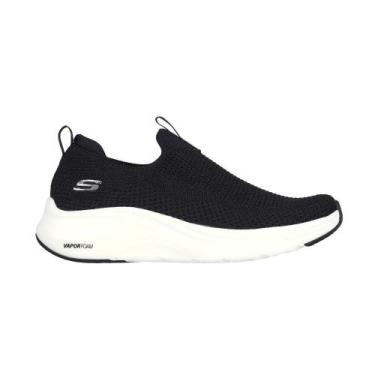 Imagem de Tênis skechers vapor foam true feminino 150020, Preto, Branco, 34