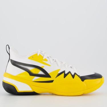 Imagem de Tênis Puma Genetics Branco e Amarelo, 46