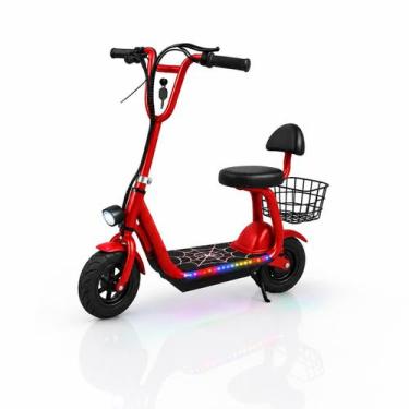 Imagem de Patinete Elétrico Infantil Homem-Aranha 250W 18km 3 Velocidades Suport