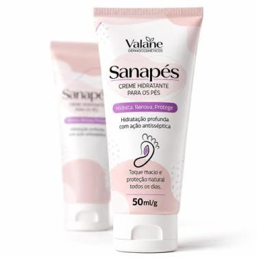 Imagem de Sanapés Creme Para Pés Ressecados 50g Hidratação Intensa - Valane