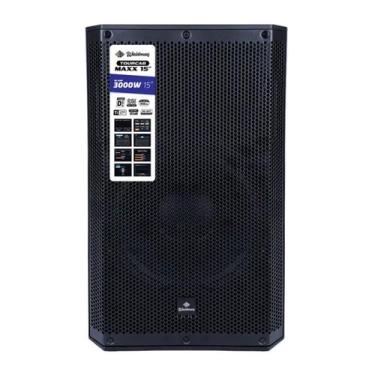 Imagem de Caixa Amplificada Ativa Waldman TC-3000 MAXX 15  750W RMS, Preto, 110/
