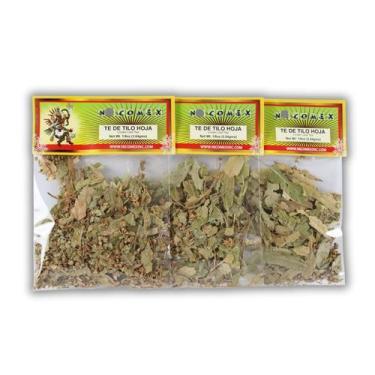 Imagem de Chá de folhas de tília 100% natural, 3 sachês de 3,54 g cada - Marca P