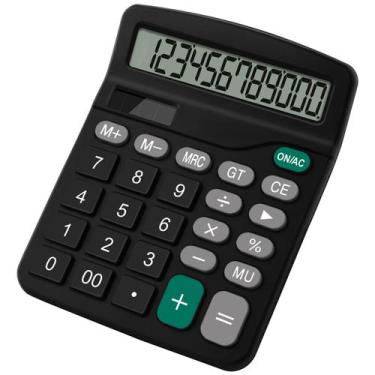 Imagem de Calculadora de Mesa Tusoma 12 Dígitos com Display Grande Solar