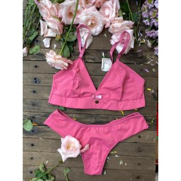 Imagem de Conjunto de Lingerie Karolinny, Sandia, G, Microfibra