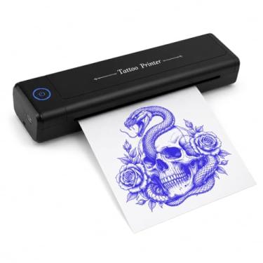 Imagem de Impressora Portátil Decalque Tatto Bluetooth A4 Ios Android