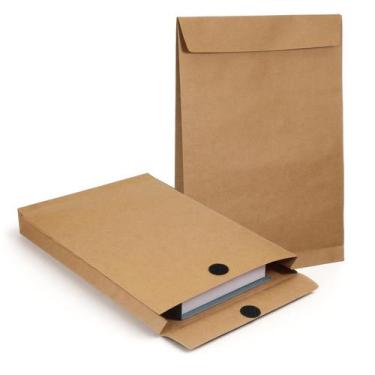 Imagem de Envelope Caeuiciw 24x33 cm Expansível com Fecho de tiras autocolantes 
