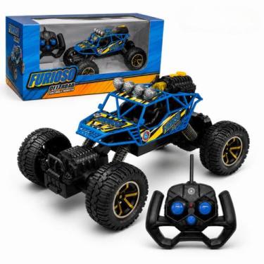 Imagem de Carro Controle Remoto Off Road 4x4 com Efeito Fumaça Farol LED Suspens