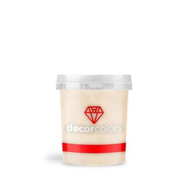Imagem de Cimento queimado diamantado branco gatinho 1,6kg - decor colors
