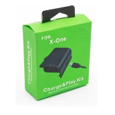 Imagem de Bateria Carregador Xbox Cabo Recarregável Controle Manete Console Joga