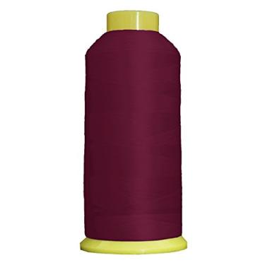 Imagem de Threadart Linha de bordado de máquina de poliéster com cones grandes de 5000 m | Cones enormes de 5000 m (5.500 jardas) 40 wt | Para máquinas de bordado e costura Brother Janome Bernina | Nº 281 - Dk Rose