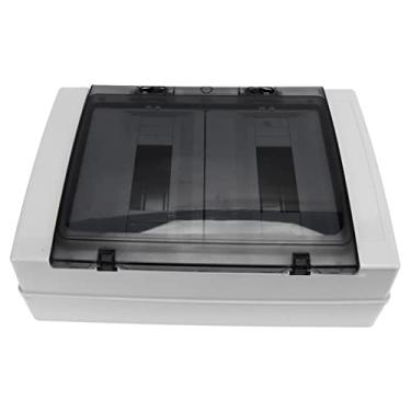 Imagem de Caixa de distribuição à prova d'água, caixas de proteção de distribuição de energia ABS + PC Resistência à corrosão à prova de intempéries para exteriores