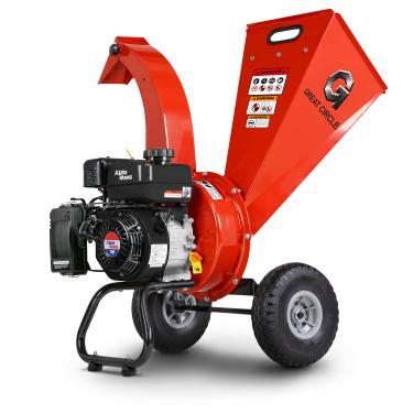 Imagem de GreatCircleUSA Mini Trituradora De Madeira Trituradora Mulcher Kohler 6,5 HP 196CC Movida A Gás 3" Capacidade Máx De Madeira" EPA/CARB Certified Ajuda Na Prevenção De Incêndios/Construção De Aceiros