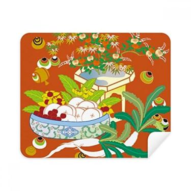 Imagem de Pano de limpeza de tela com pintura colorida para culturas coloridas, 2 peças de tecido de camurça