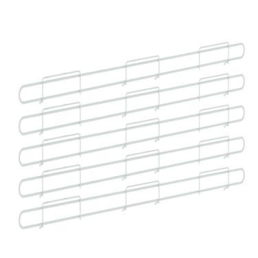 Imagem de Anteparo Frontal Amapa 092 Branco P/ Bandeja Gondola  Kit 10