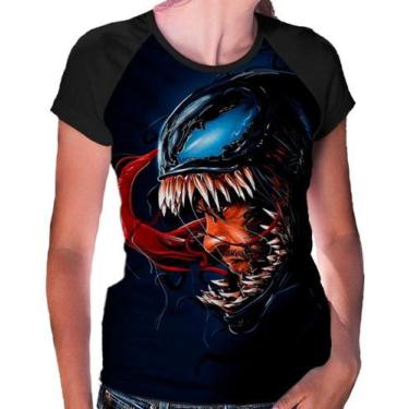 Imagem de Camiseta Raglan Baby Look Venom Ref:101 - Smoke