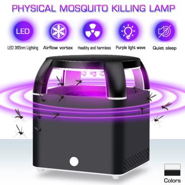 Imagem de Assassino de mosquito elétrico Raquete de lâmpada Assassino de insetos Lâmpada de assassino de mosquito Mosquito Armadilha voadora Bug Zapper Light Repelente de luz
