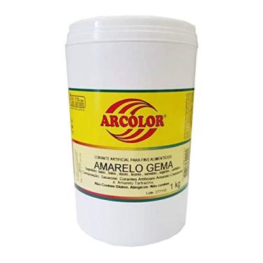 Imagem de Corante Em Pó 1kg Fardo C/6 Unidades Amarelo Gema