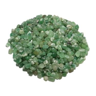 Imagem de Pedra Cristal Natural Cascalho Quartzo Verde 1kg - Cristais Semi Preciosos de Quartzo V...