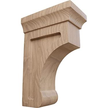 Imagem de Ekena Millwork BKTW02X04X06GOGM-CASE-6 6 L x 10 cm P x 15 cm A Suporte de madeira Gomez pequeno, mogno (pacote com 6),