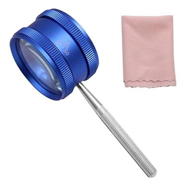 Imagem de Generic Lupa Portátil 35x com Alça Antiderrapante Lente de Leitura 55mm pa Caminhadas Ao Livre pa Idosos