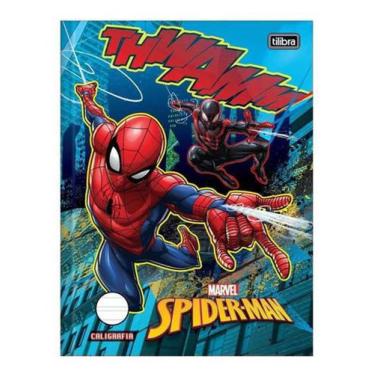 Imagem de Caderno Brochura Caligrafia Spider - Man 40 Folhas - Tilibra