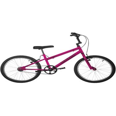 Imagem de Bicicleta de Passeio Ultra Bikes Esporte Chrome Line Rebaixada Garfo Reforçado Aro 20 Freio V-Brake Infantil Juvenil Rosa Pink Feminina