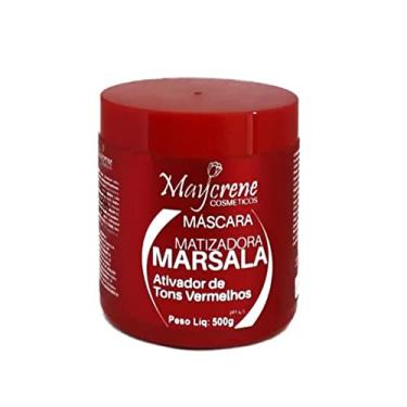 Imagem de Máscara Matizadora Marsala Maycrene Ativador de Tons Vermelhos 500g