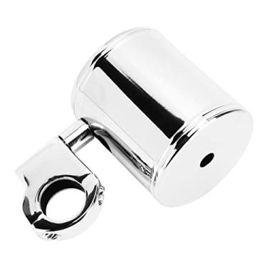 Imagem de Suporte de copo de motocicleta, suporte de copo para motocicleta, acessórios de guidão de esportes motorizados, suporte de copo de guidão de motocicleta cromado ajustável universal para alça de quadriciclo de 22 a 32 mm