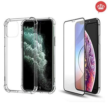 Imagem de Capa Anti-Shock Case Anti Impacto iPhone 11 Pro Max + Película Blindada 5D Nano Flexível