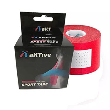 Imagem de Bandagem AKTive Sport Tape Kinesiology - 5cm X 5m – Vermelha