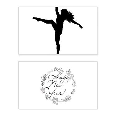 Imagem de Dance Sports Dancer Performance Art New Year Festival Greeting Card Bless Message Gift
