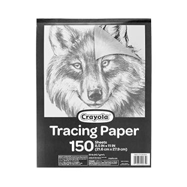 Imagem de Crayola Tracing Paper 8 1/2” X 11”, Great for Light Up Tracing Pad, Gift, 150Count, Multicolor, Model: