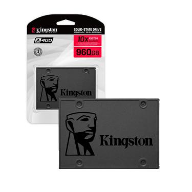 Imagem de HD SSD 960GB Kingston A400, Sata III 6GB/s, Leitura 500MB/s, Gravação 450MB/s - SA400S37/960G