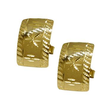 Imagem de Brinco Em Ouro 10k 416 Chapa Amarela