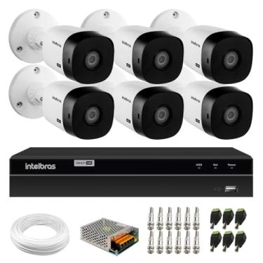 Imagem de Kit 6 Câmeras Intelbras Vhl 1220 B Full Hd 1080p Bullet Hdcvi Lite + Dvr 8 canais Mhdx 1208 Detecção Inteligente de Movimento