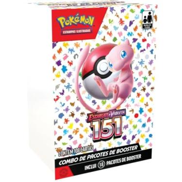 Imagem de Box 18 Boosters Pokémon Escarlate e Violeta Coleção 151 TCG
