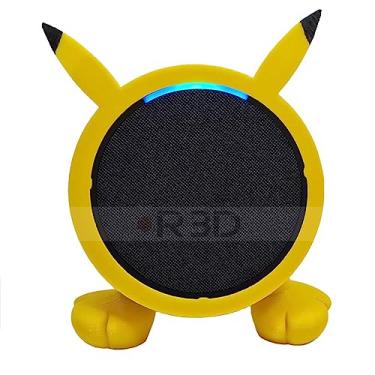 Imagem de Suporte Genérico para Altifalantes Alexa Echo Pop Amarelo Redondo