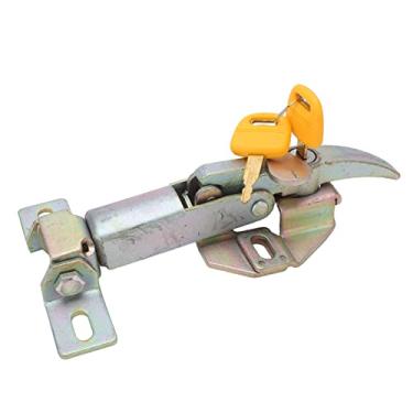 Imagem de Fechadura Tampa do Motor, Trava Tampa do Motor Evita Poluição Chave 2pcs Combinação Perfeita Fácil de Instalar Acessório de Aço Inoxidável Premium para Escavadeira, Ferrolhos