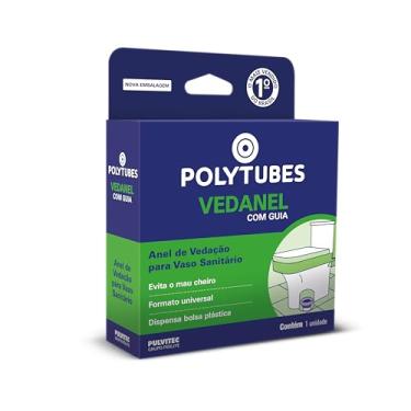 Imagem de ANEL DE VEDAÇÃO PARA VASO SANITÁRIO COM GUIA POLYTUBES VEDANEL PULVITEC