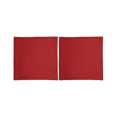 Imagem de Conjunto de Guardanapos Wolff Mesa em Algodão Vermelho - 2 Peças